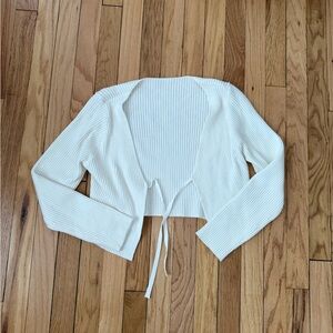 Amazon Women's Cream Cardigan Sweater